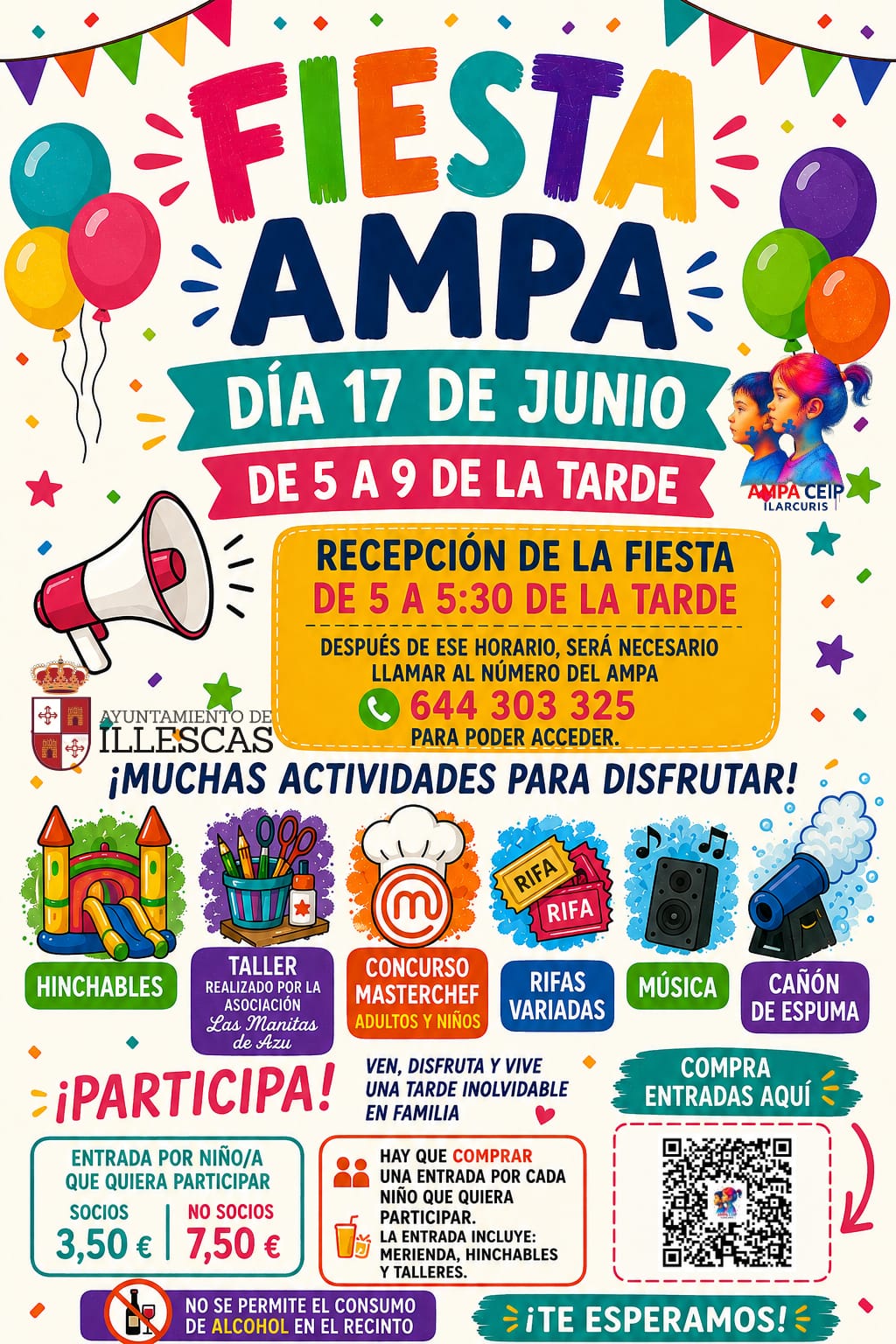 Fiesta Fin de curso AMPA - 17 de Junio
