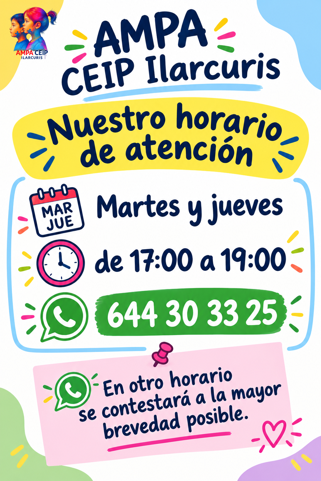 Horario ampa