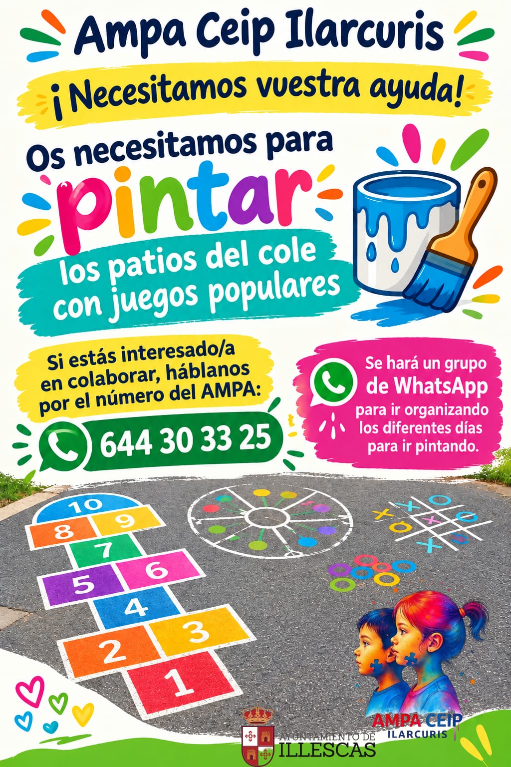 Pintamos los patios