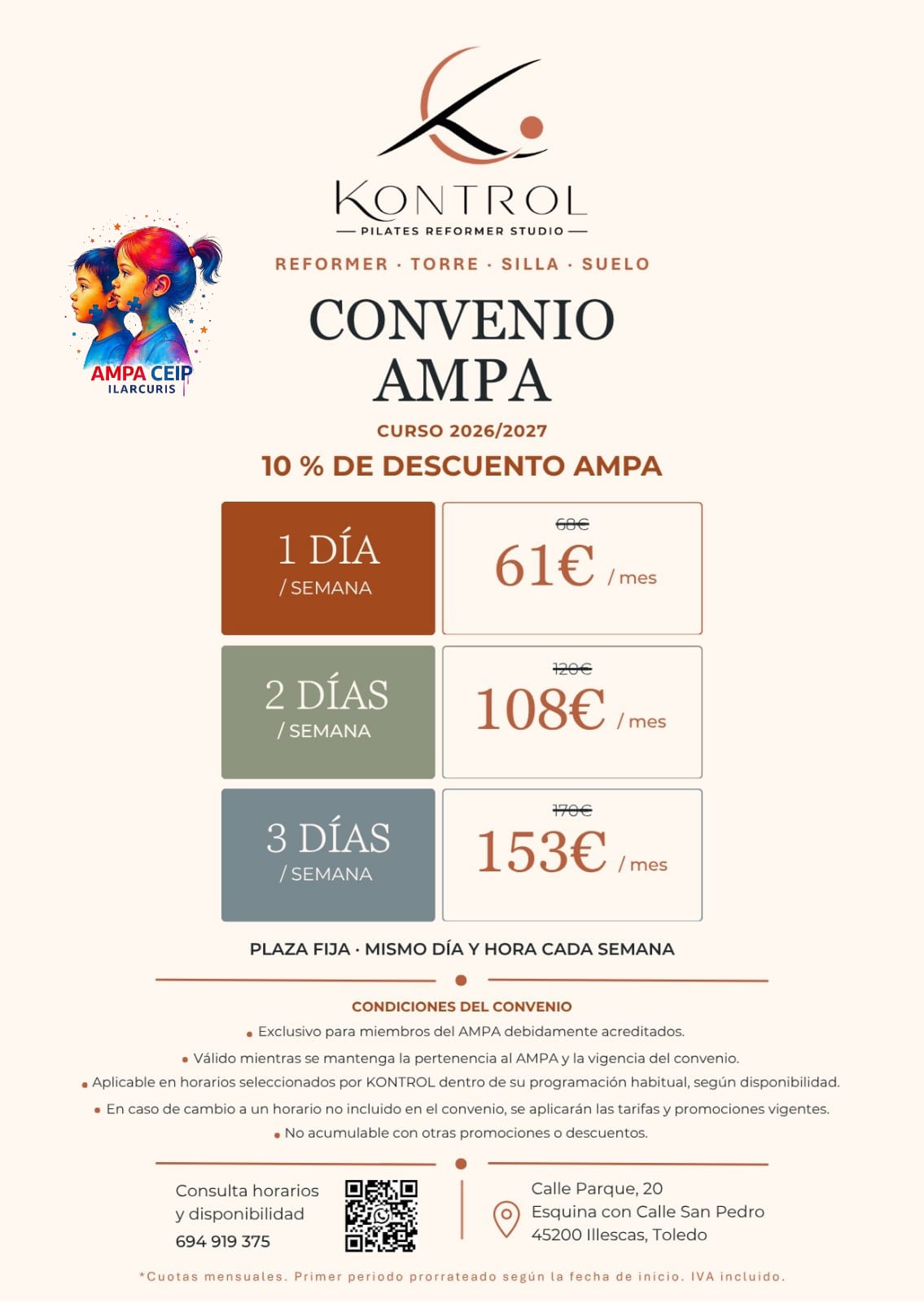 Kontrol Centro de Pilates