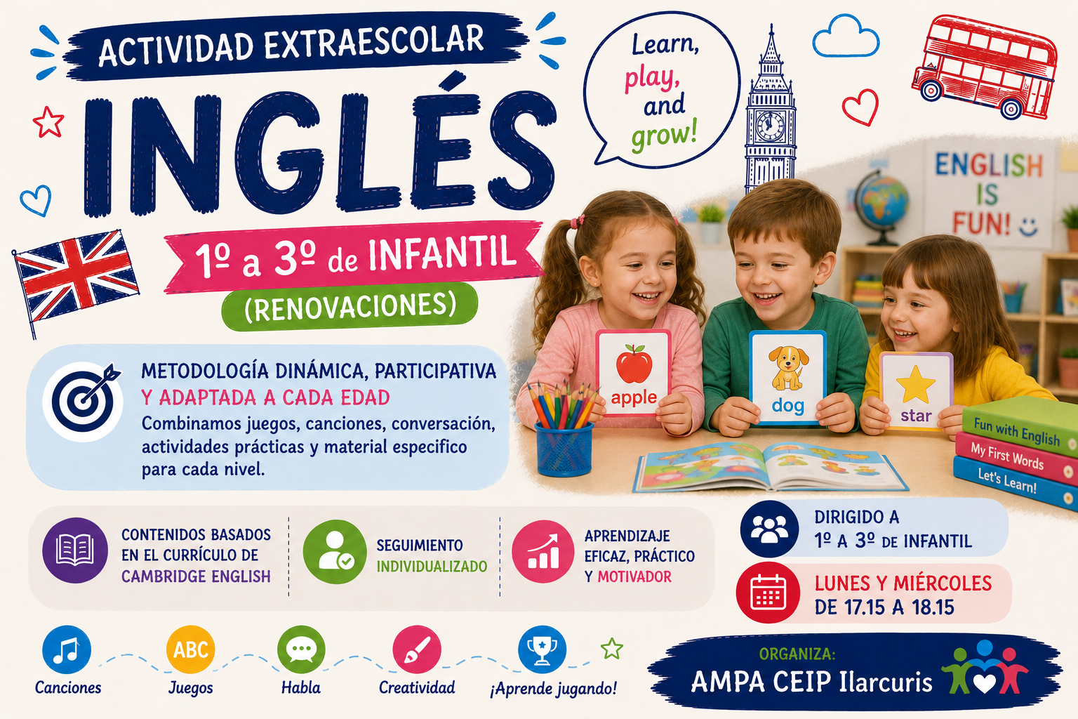 Inglés Educación Infantil (Renovaciones) 26/27